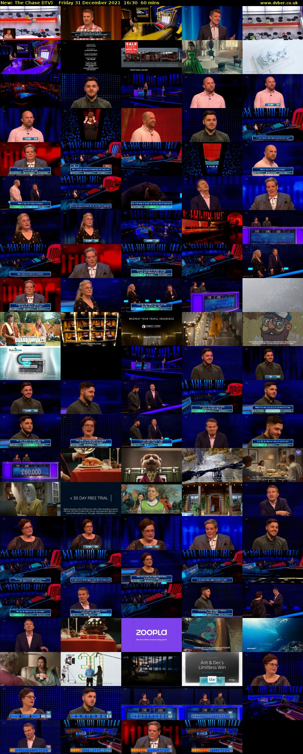 The Chase (ITV) Friday 31 December 2021 16:30 - 17:30