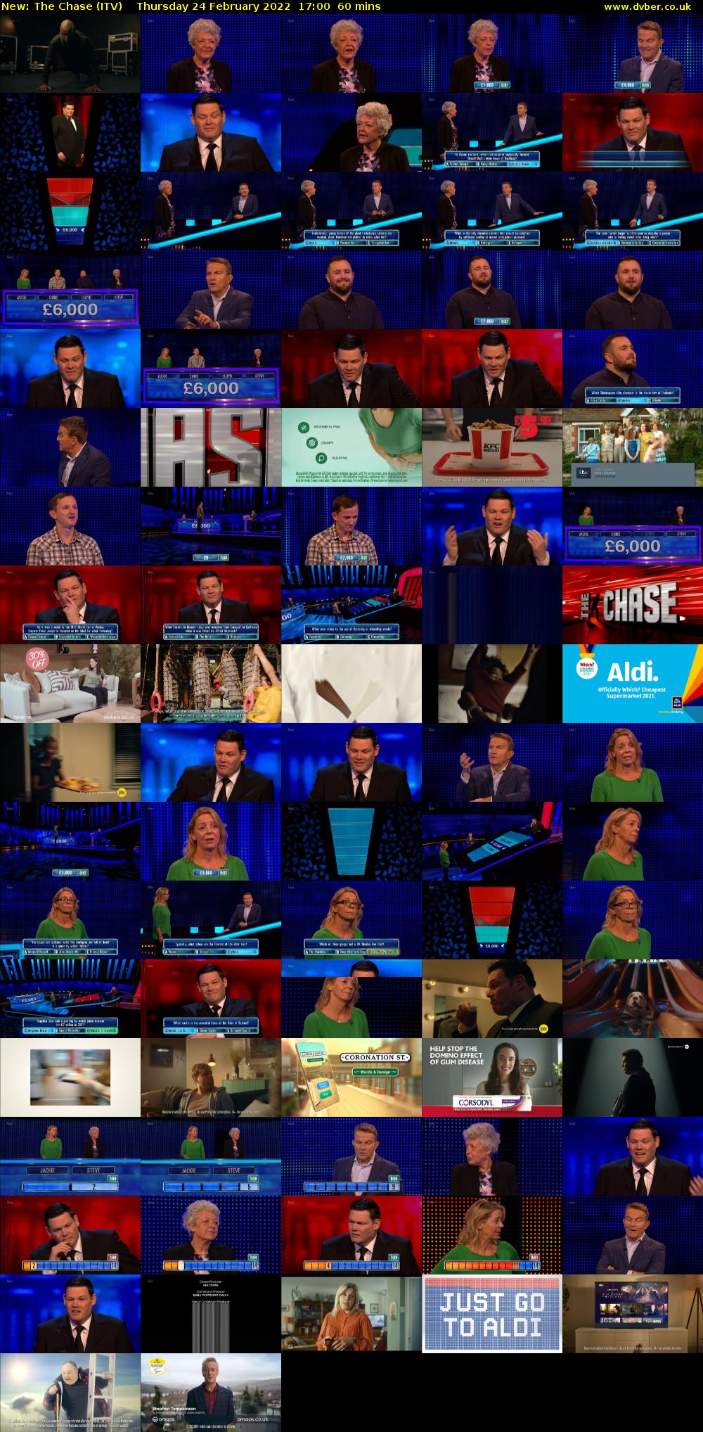 The Chase (ITV) Thursday 24 February 2022 17:00 - 18:00