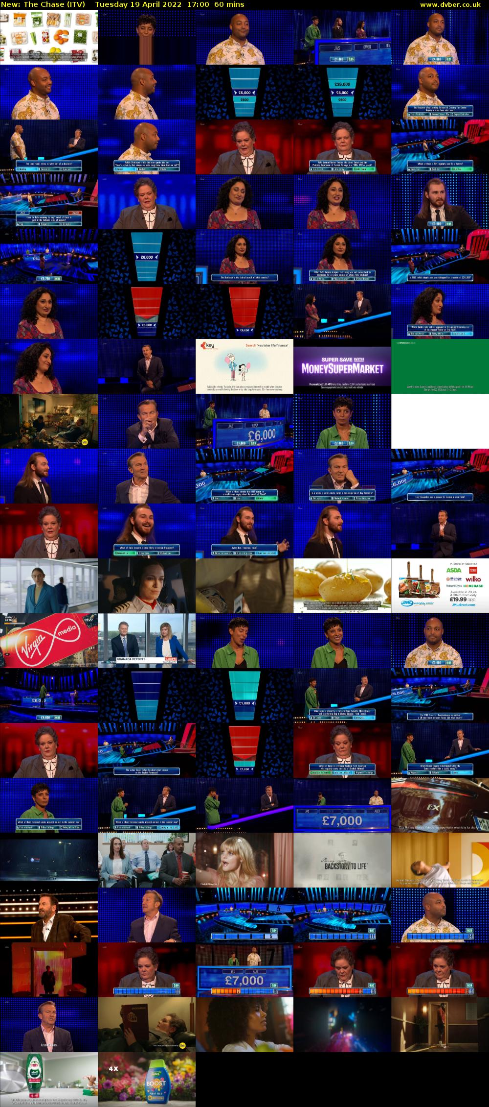 The Chase (ITV) Tuesday 19 April 2022 17:00 - 18:00