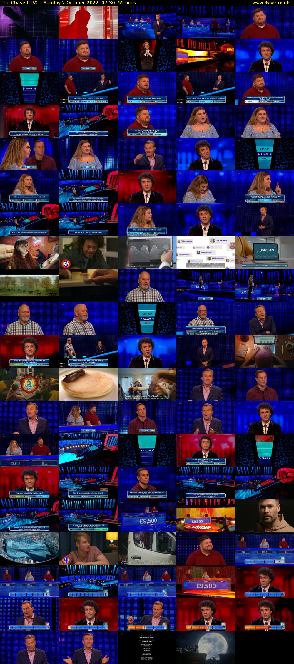 The Chase (ITV) Sunday 2 October 2022 07:30 - 08:25