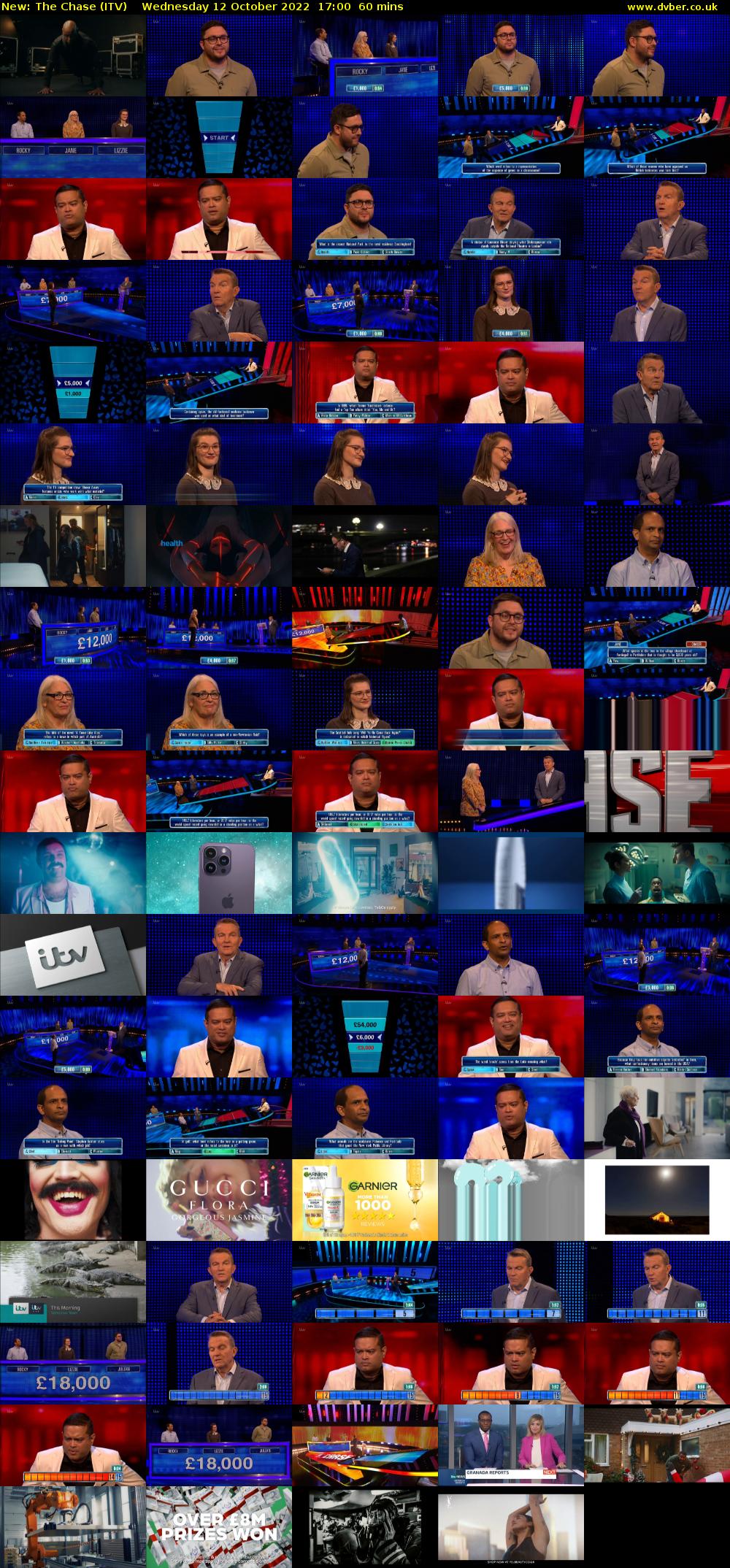The Chase (ITV) Wednesday 12 October 2022 17:00 - 18:00