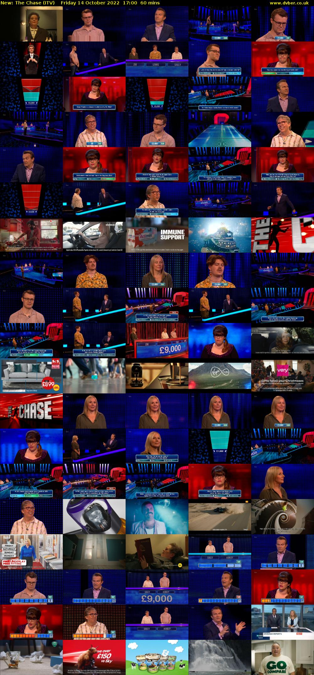 The Chase (ITV) Friday 14 October 2022 17:00 - 18:00