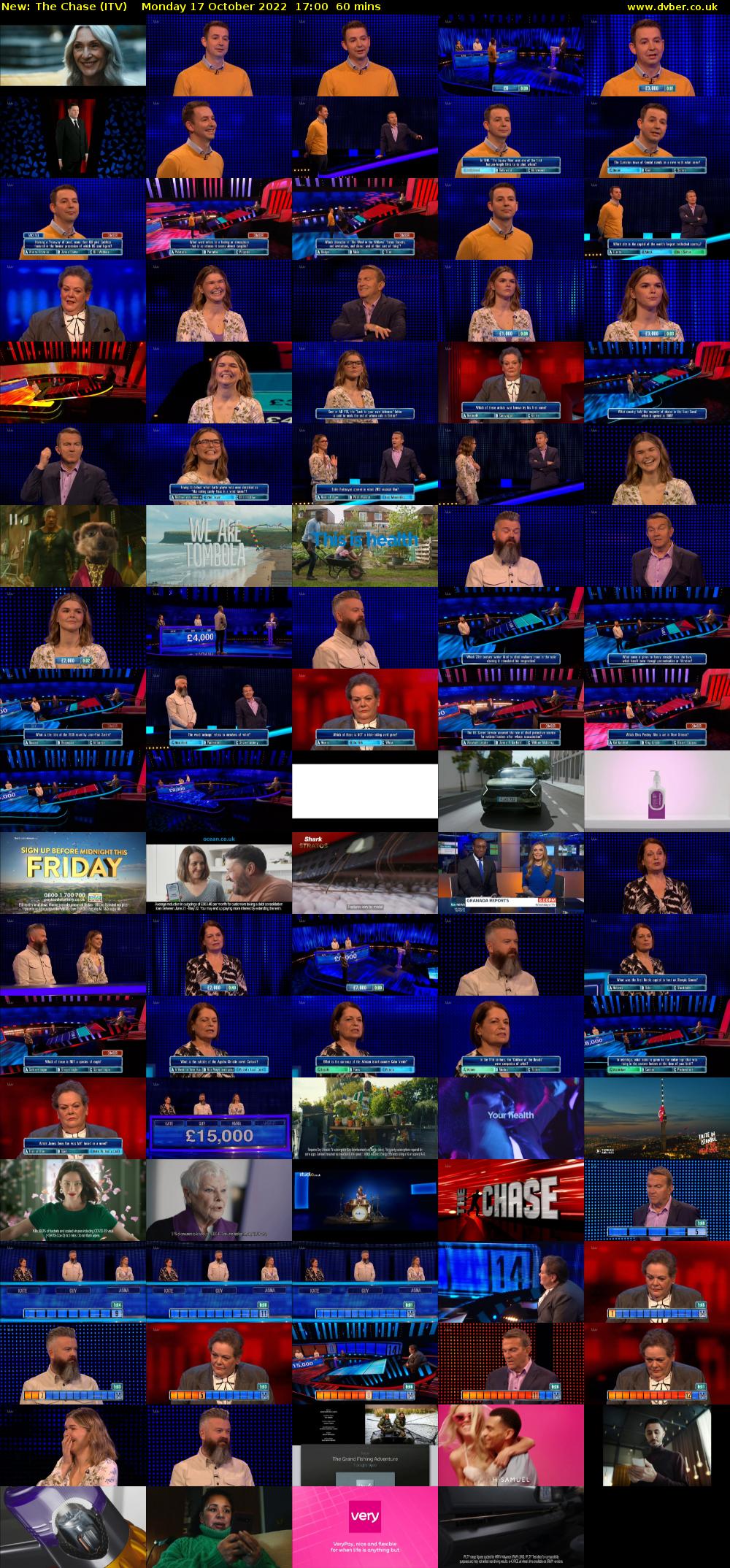 The Chase (ITV) Monday 17 October 2022 17:00 - 18:00