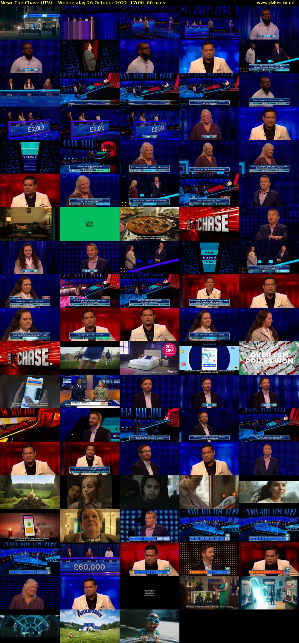 The Chase (ITV) Wednesday 26 October 2022 17:00 - 18:00