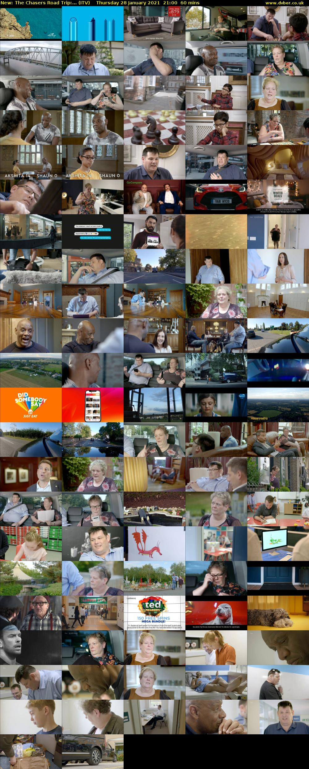 The Chasers Road Trip:... (ITV) Thursday 28 January 2021 21:00 - 22:00