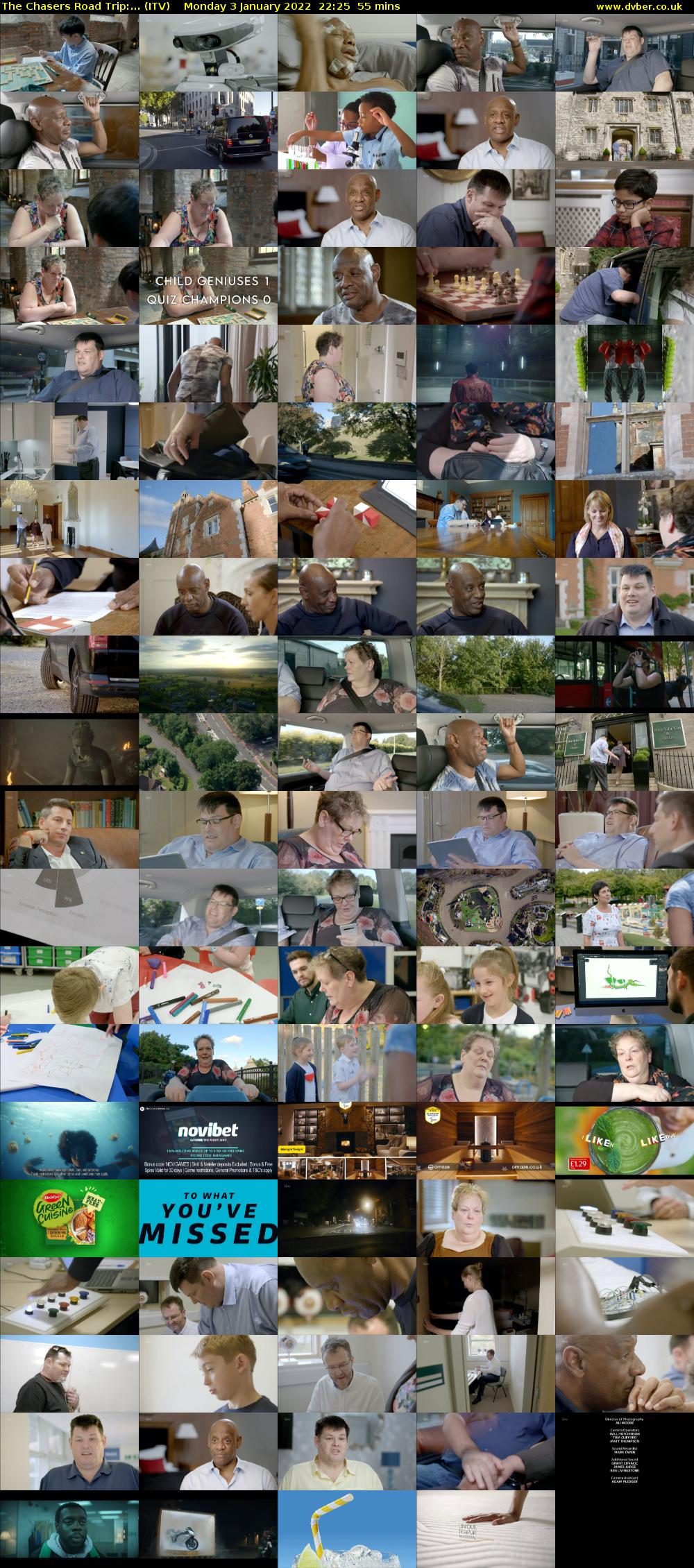 The Chasers Road Trip:... (ITV) Monday 3 January 2022 22:25 - 23:20
