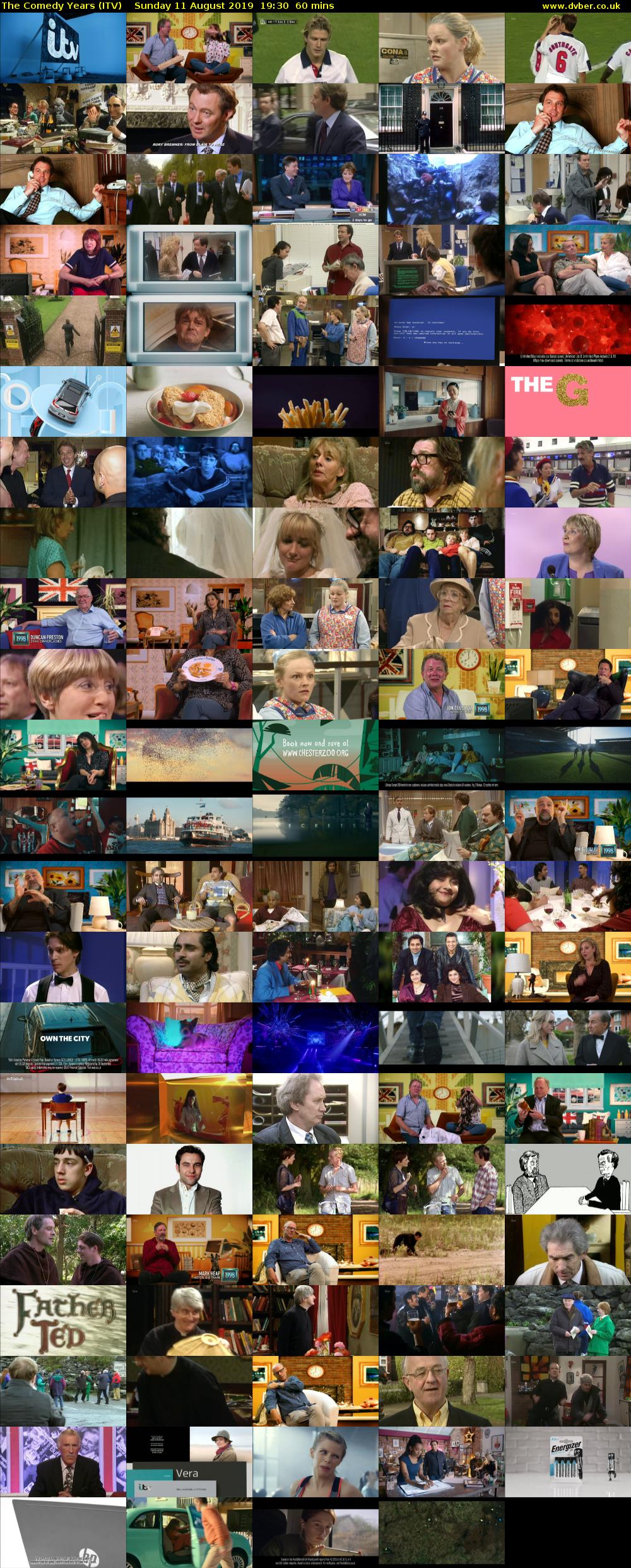 The Comedy Years (ITV) Sunday 11 August 2019 19:30 - 20:30