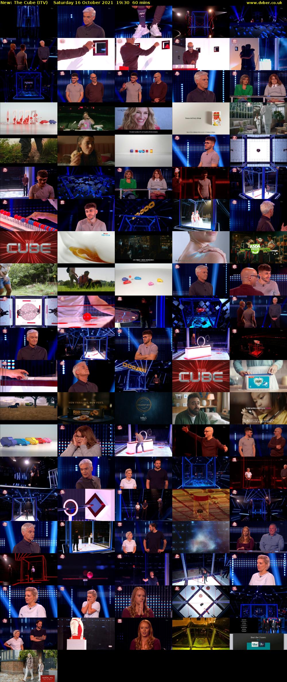 The Cube (ITV) Saturday 16 October 2021 19:30 - 20:30