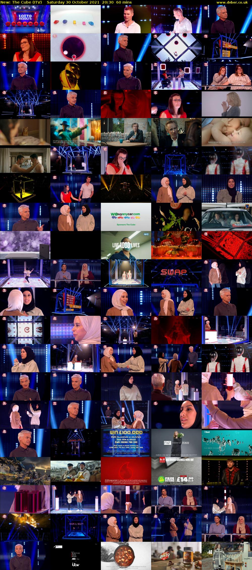 The Cube (ITV) Saturday 30 October 2021 20:30 - 21:30