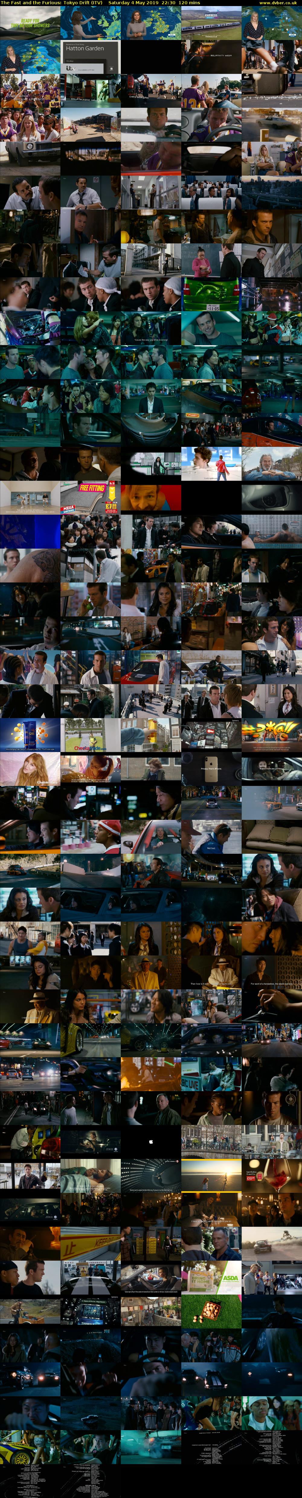 The Fast and the Furious: Tokyo Drift (ITV) Saturday 4 May 2019 22:30 - 00:30
