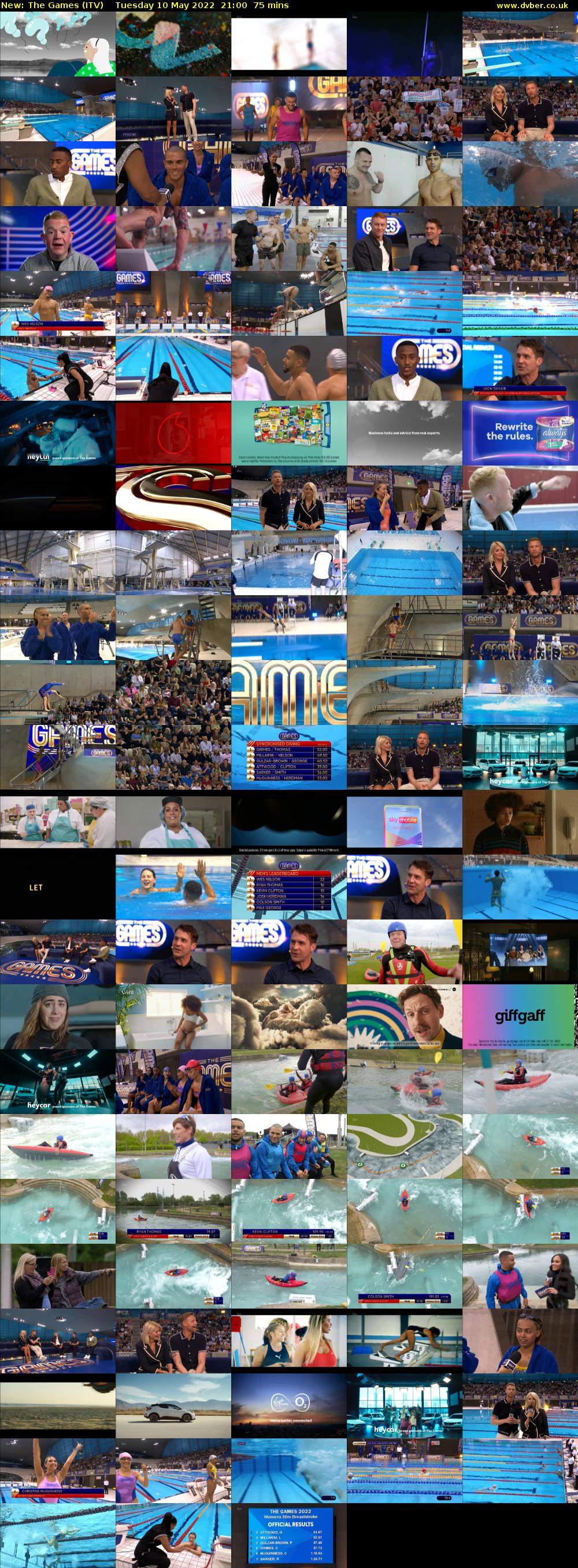 The Games (ITV) Tuesday 10 May 2022 21:00 - 22:15