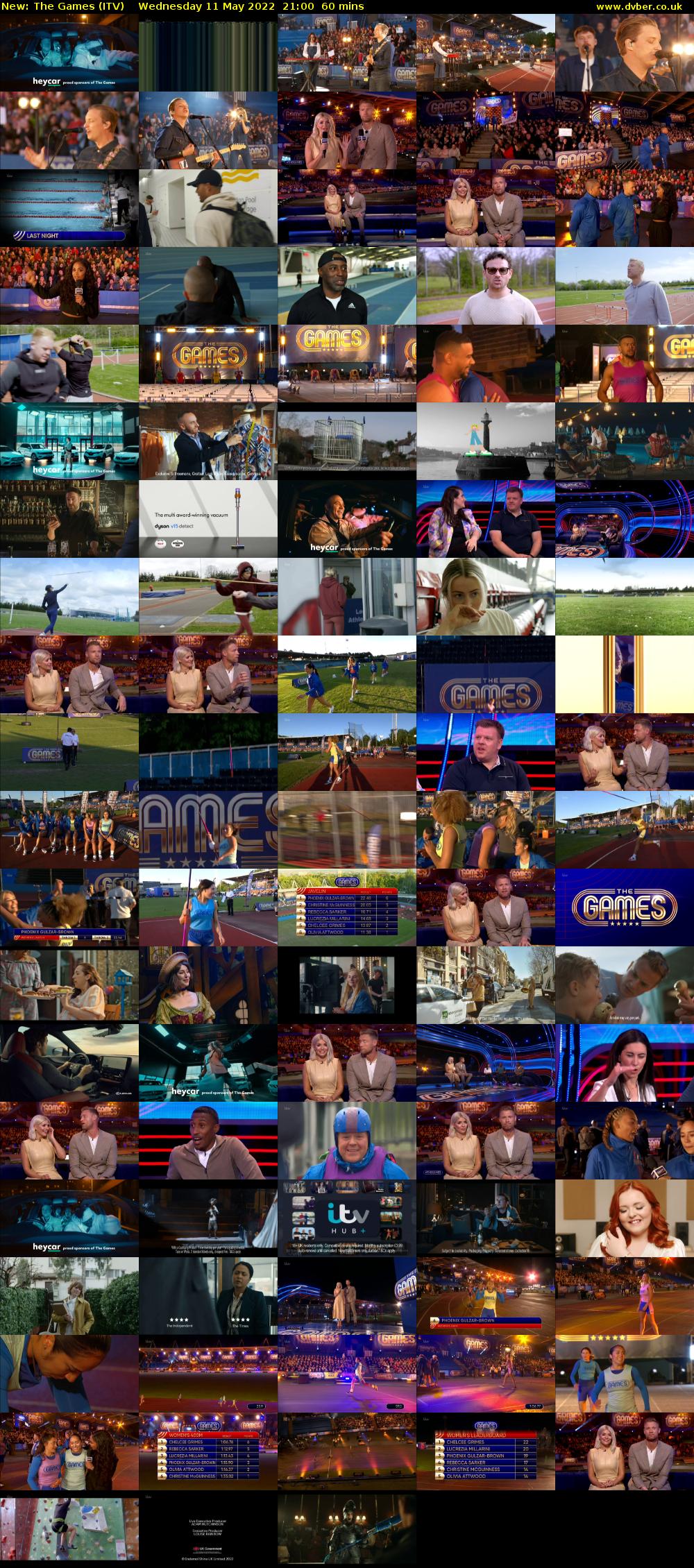The Games (ITV) Wednesday 11 May 2022 21:00 - 22:00
