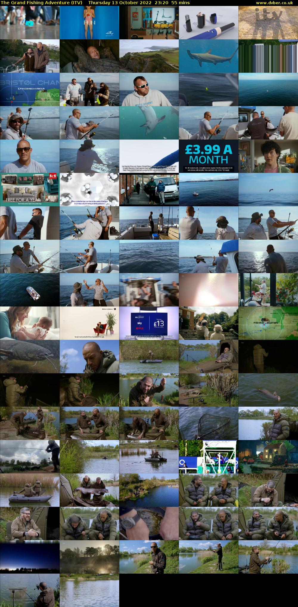 The Grand Fishing Adventure (ITV) Thursday 13 October 2022 23:20 - 00:15