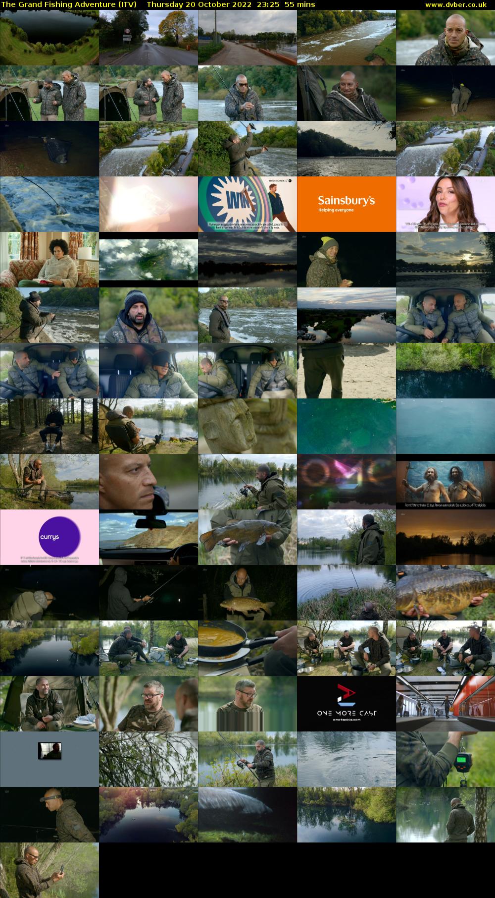 The Grand Fishing Adventure (ITV) Thursday 20 October 2022 23:25 - 00:20
