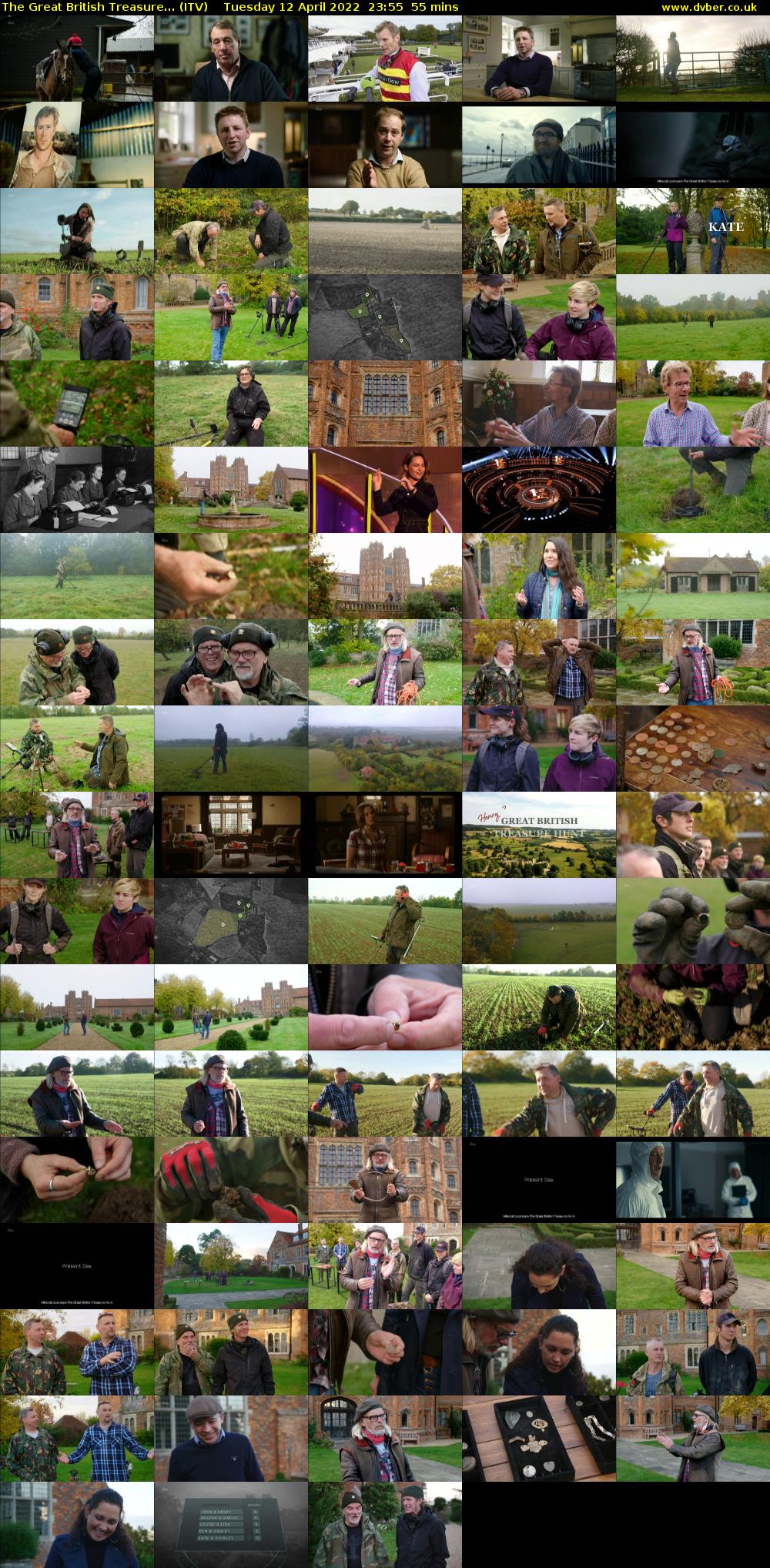 The Great British Treasure... (ITV) Tuesday 12 April 2022 23:55 - 00:50