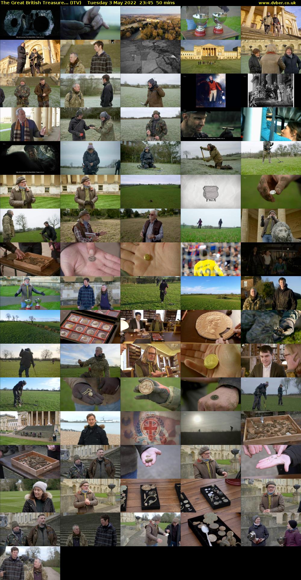 The Great British Treasure... (ITV) Tuesday 3 May 2022 23:45 - 00:35
