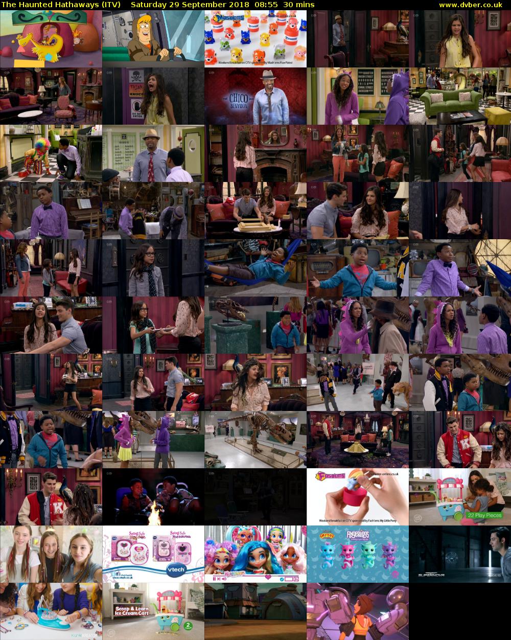 The Haunted Hathaways (ITV) Saturday 29 September 2018 08:55 - 09:25