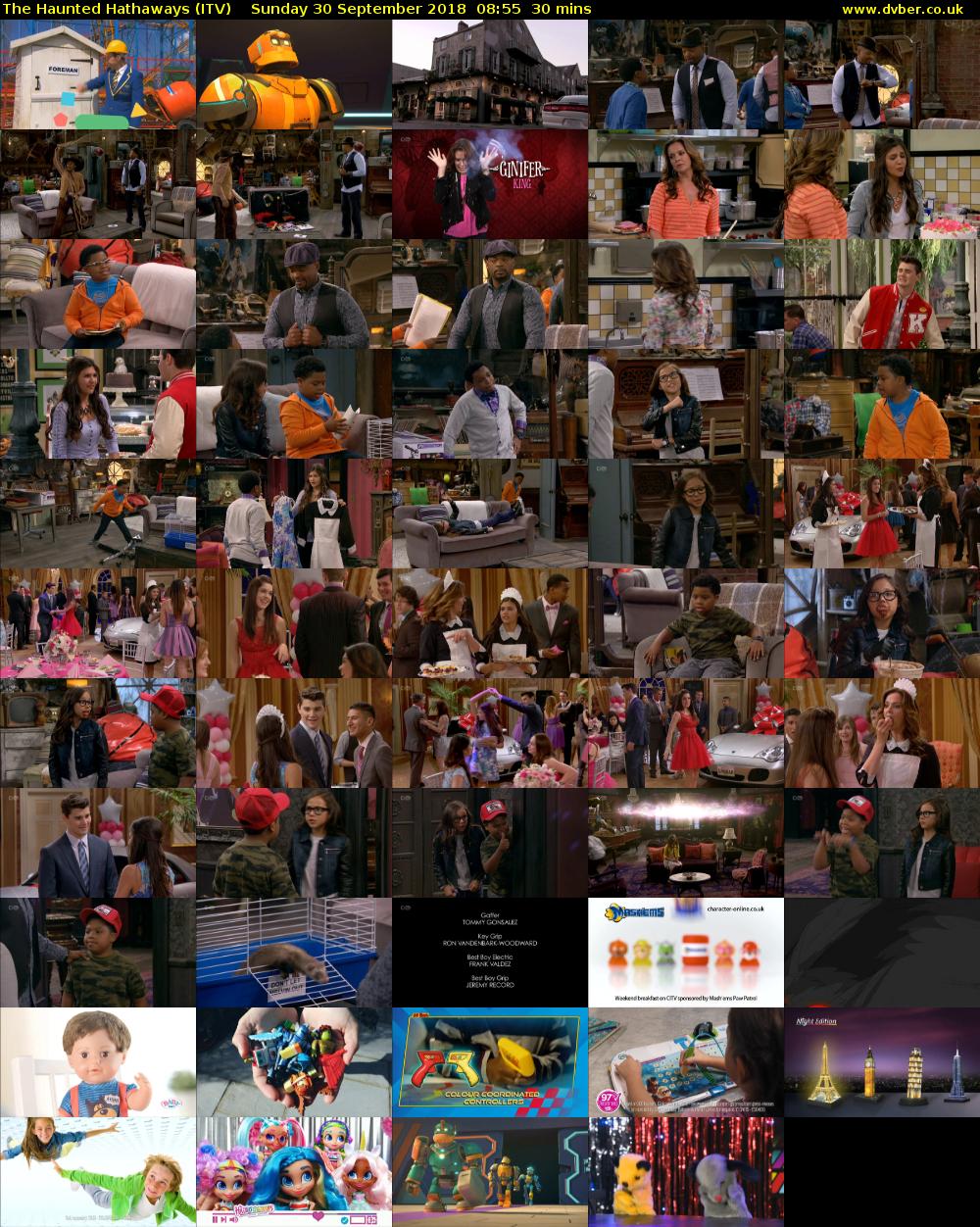 The Haunted Hathaways (ITV) Sunday 30 September 2018 08:55 - 09:25