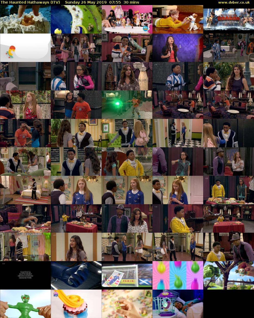 The Haunted Hathaways (ITV) Sunday 26 May 2019 07:55 - 08:25