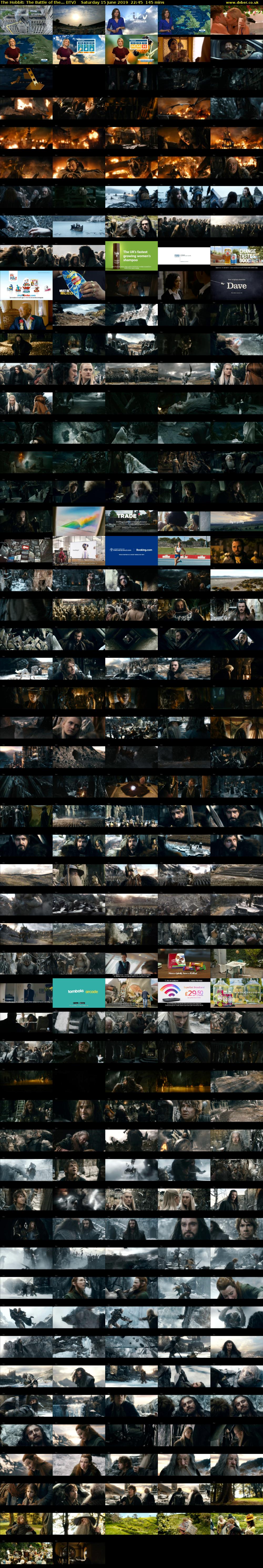 The Hobbit: The Battle of the... (ITV) Saturday 15 June 2019 22:45 - 01:10