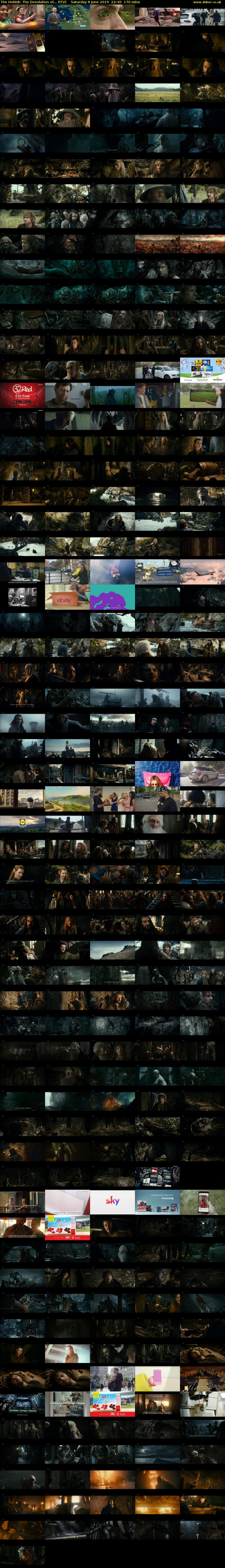 The Hobbit: The Desolation of... (ITV) Saturday 8 June 2019 22:40 - 01:30