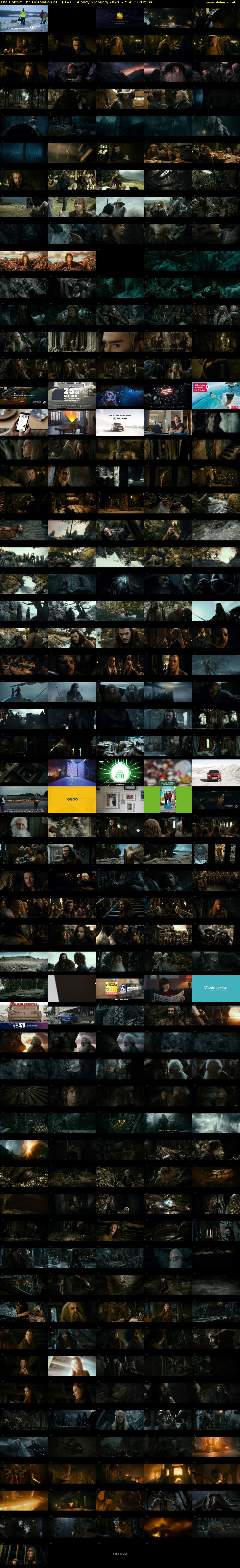 The Hobbit: The Desolation of... (ITV) Sunday 5 January 2020 22:50 - 01:30