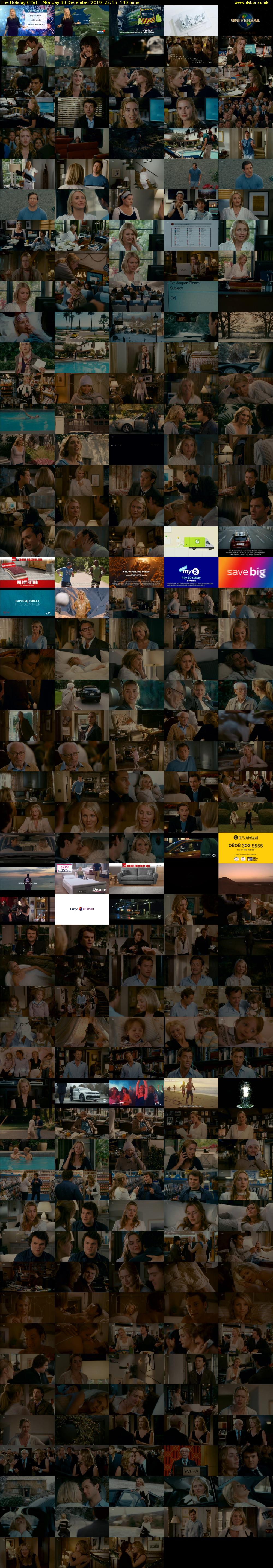 The Holiday (ITV) Monday 30 December 2019 22:15 - 00:35