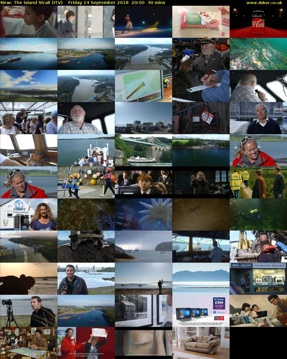 The Island Strait (ITV) Friday 14 September 2018 20:00 - 20:30