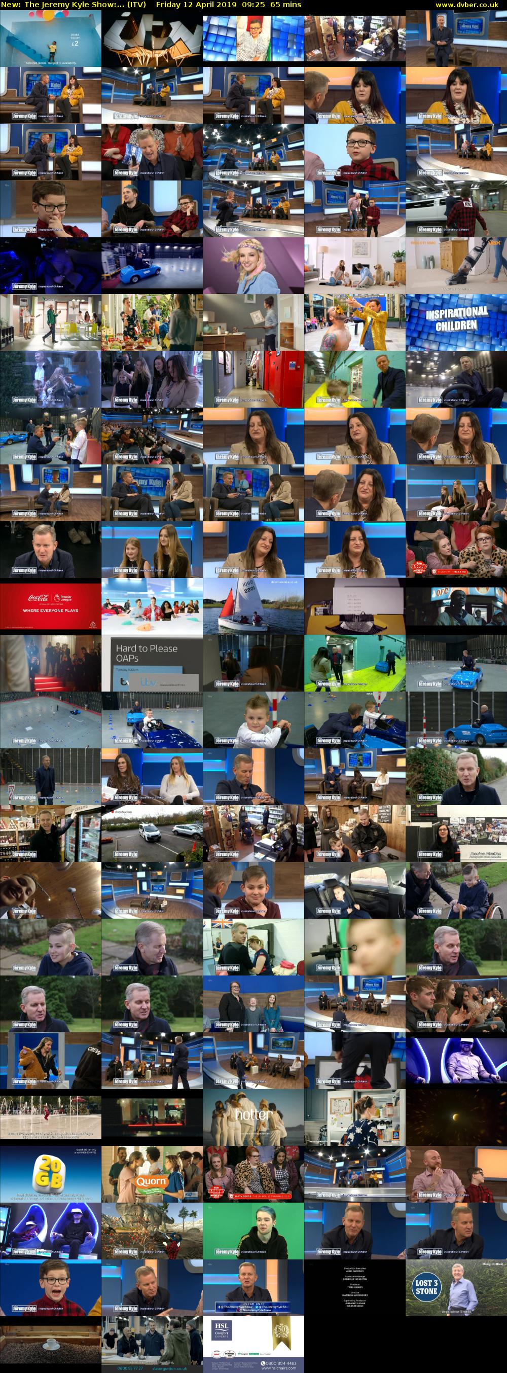 The Jeremy Kyle Show:... (ITV) Friday 12 April 2019 09:25 - 10:30