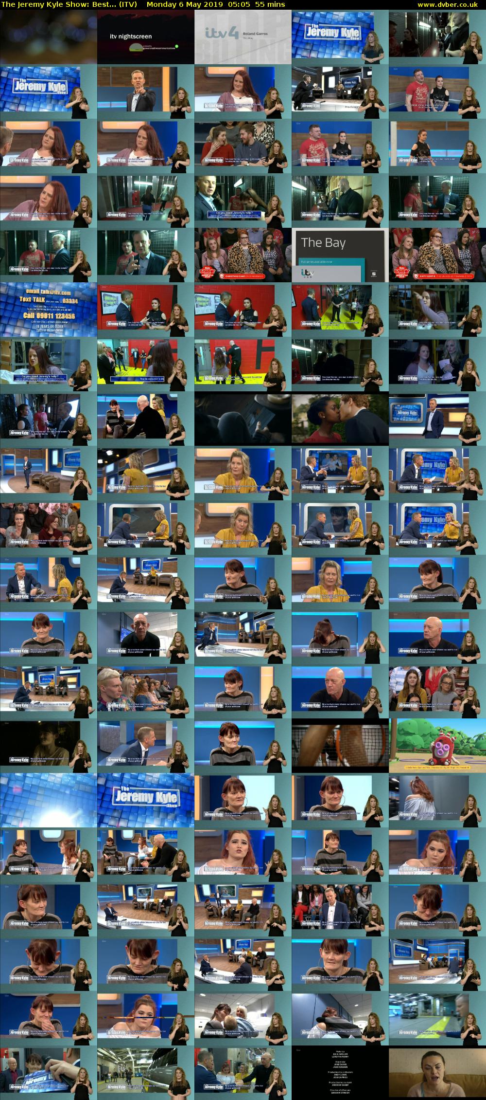 The Jeremy Kyle Show: Best... (ITV) Monday 6 May 2019 05:05 - 06:00