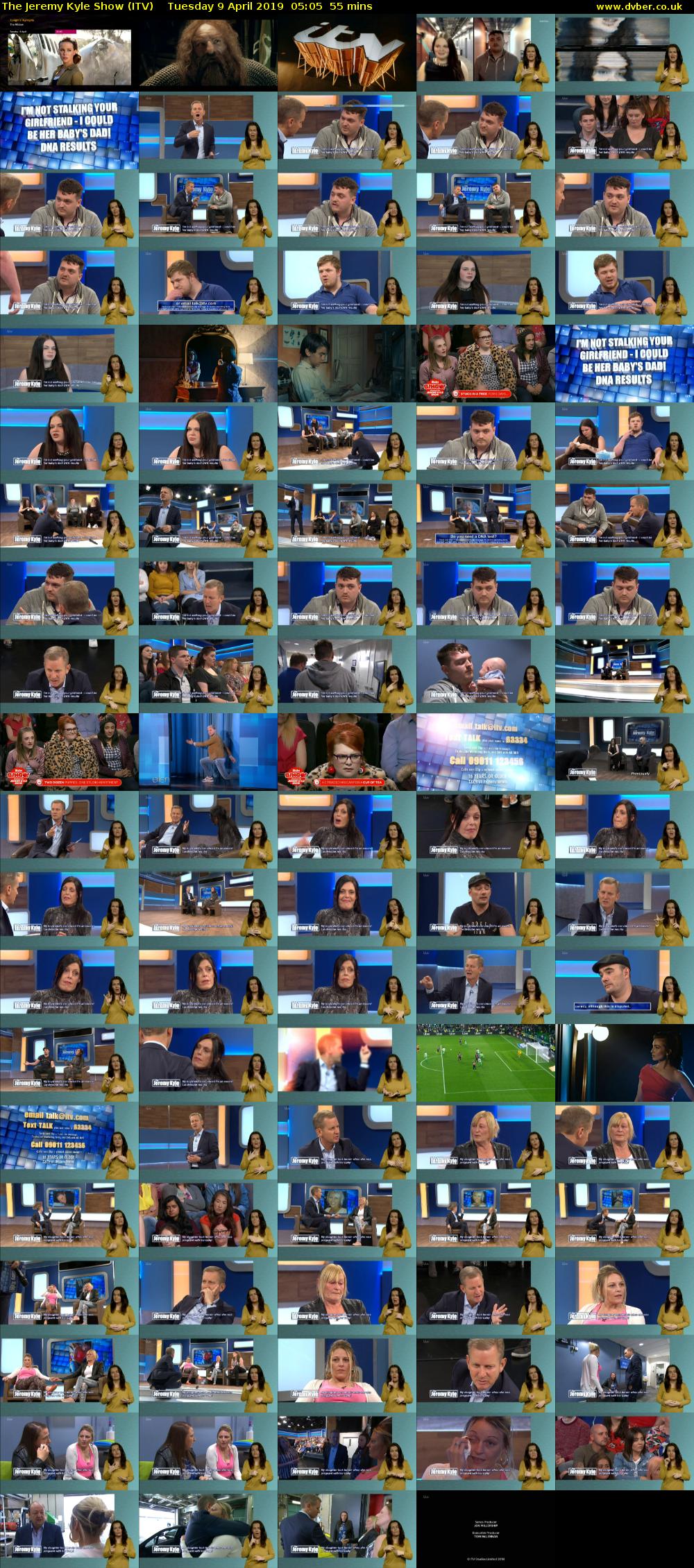 The Jeremy Kyle Show (ITV) Tuesday 9 April 2019 05:05 - 06:00