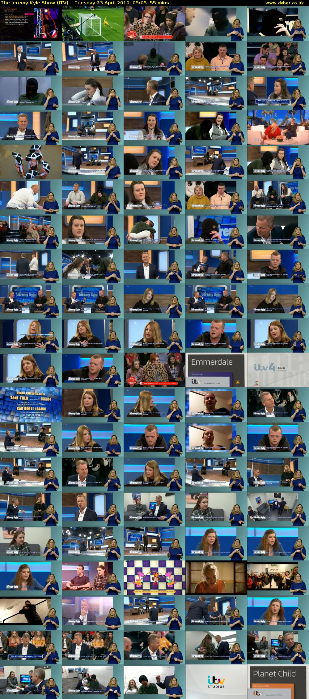 The Jeremy Kyle Show (ITV) Tuesday 23 April 2019 05:05 - 06:00