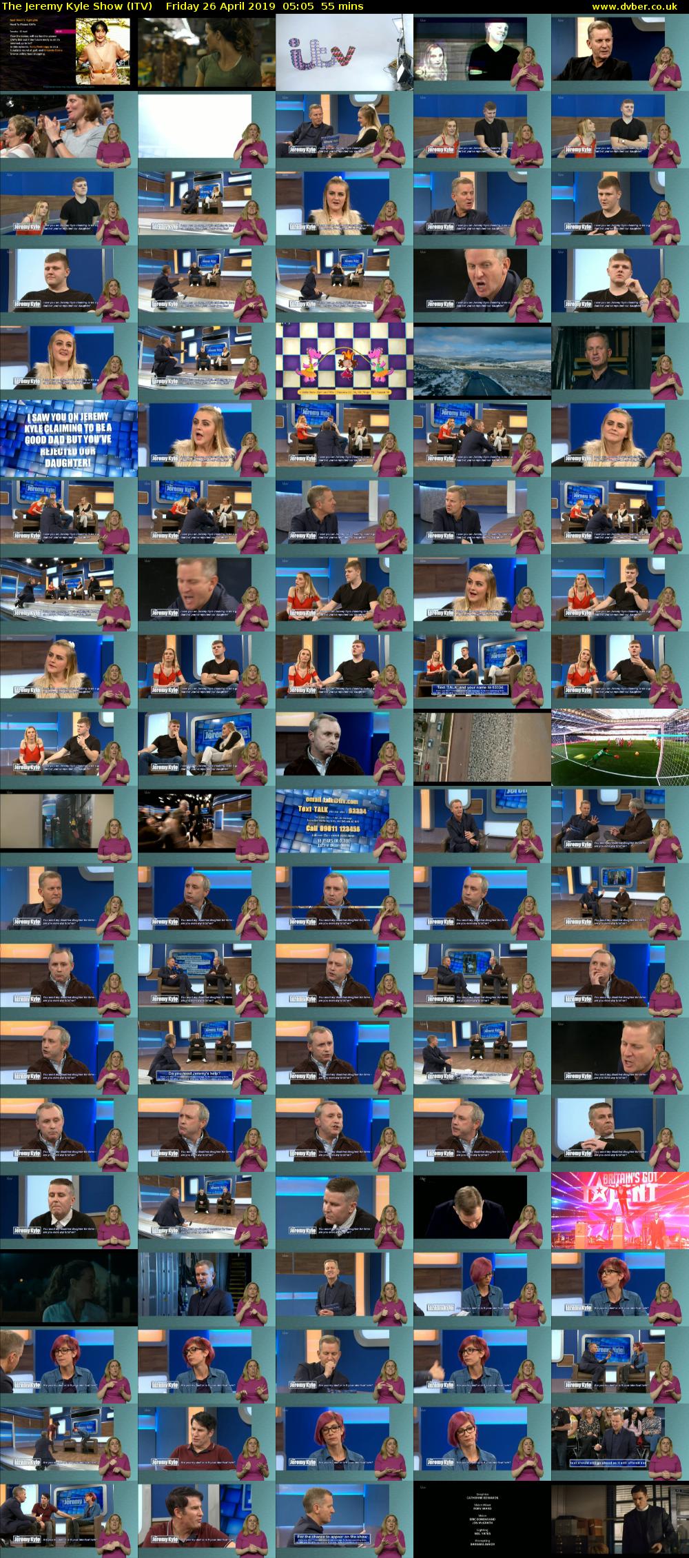 The Jeremy Kyle Show (ITV) Friday 26 April 2019 05:05 - 06:00