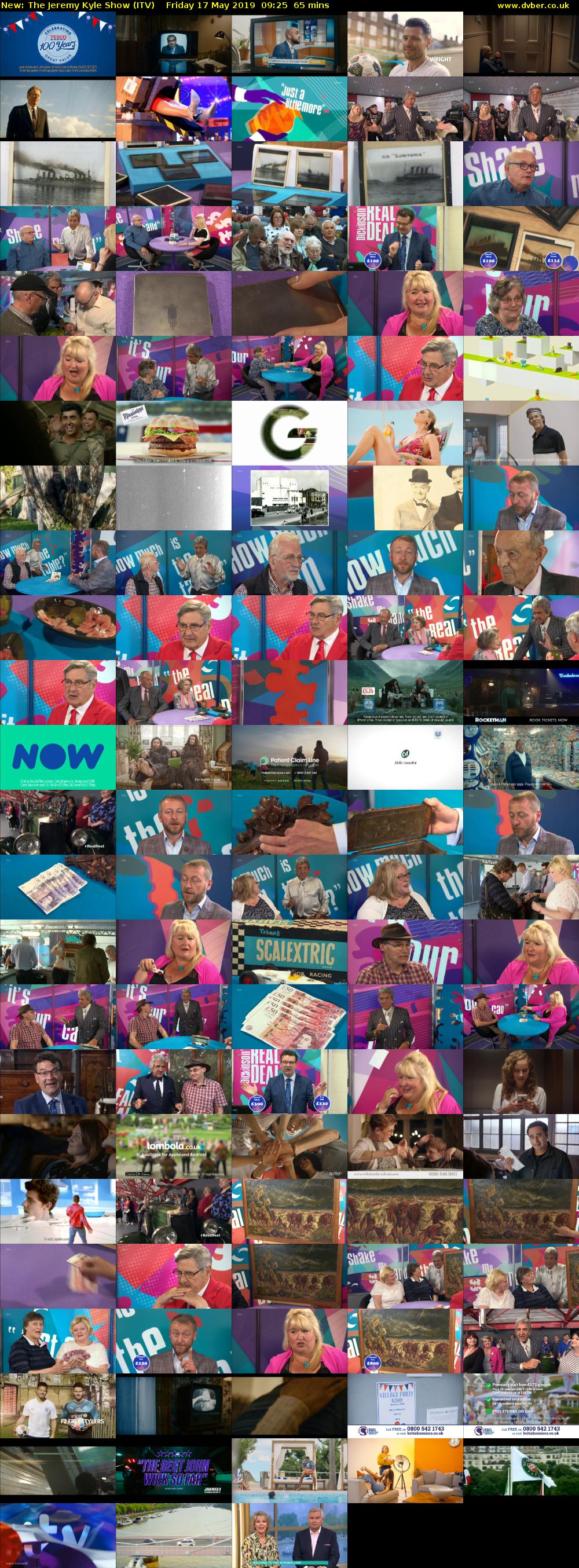 The Jeremy Kyle Show (ITV) Friday 17 May 2019 09:25 - 10:30