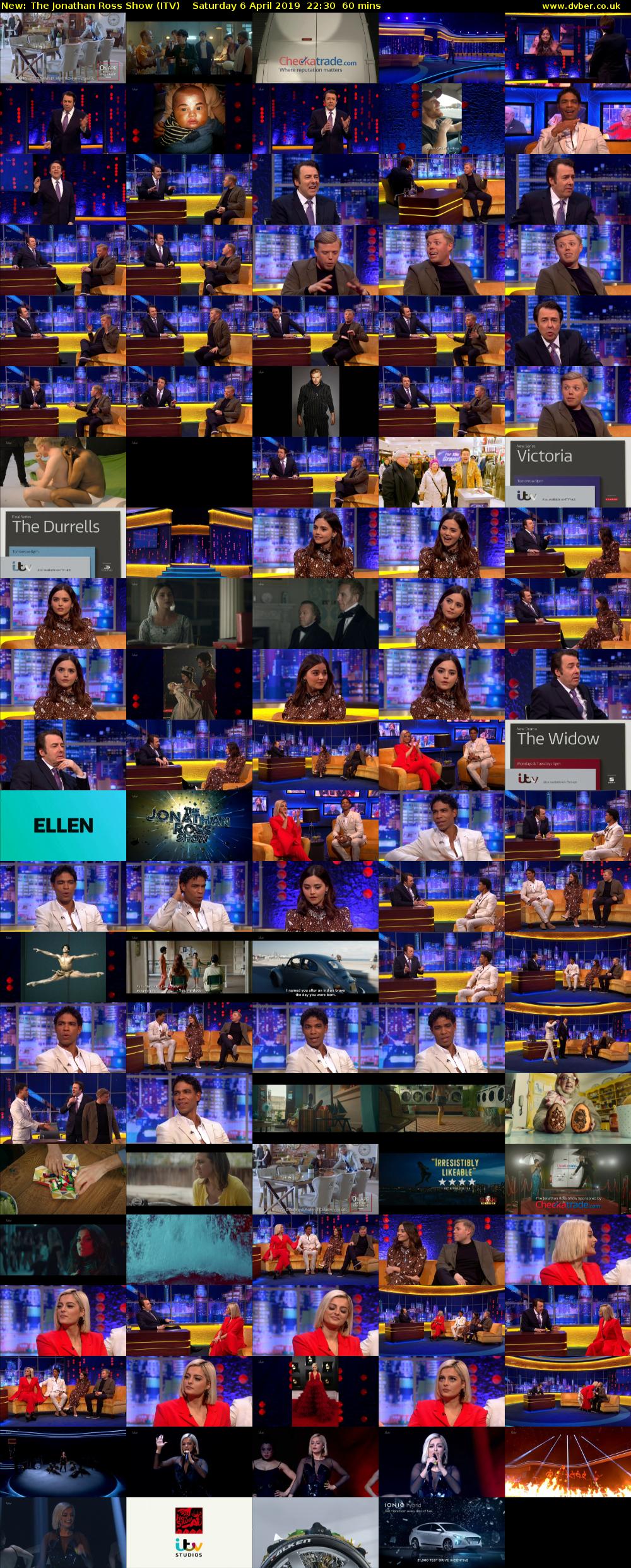 The Jonathan Ross Show (ITV) Saturday 6 April 2019 22:30 - 23:30