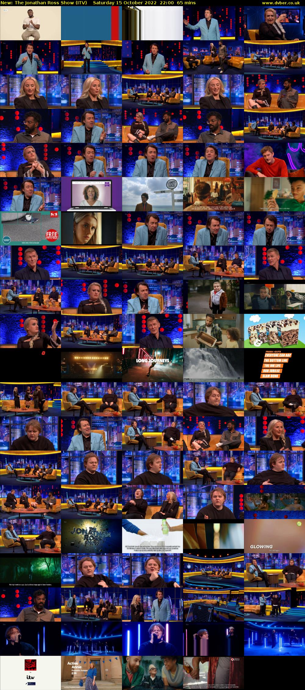 The Jonathan Ross Show (ITV) Saturday 15 October 2022 22:00 - 23:05
