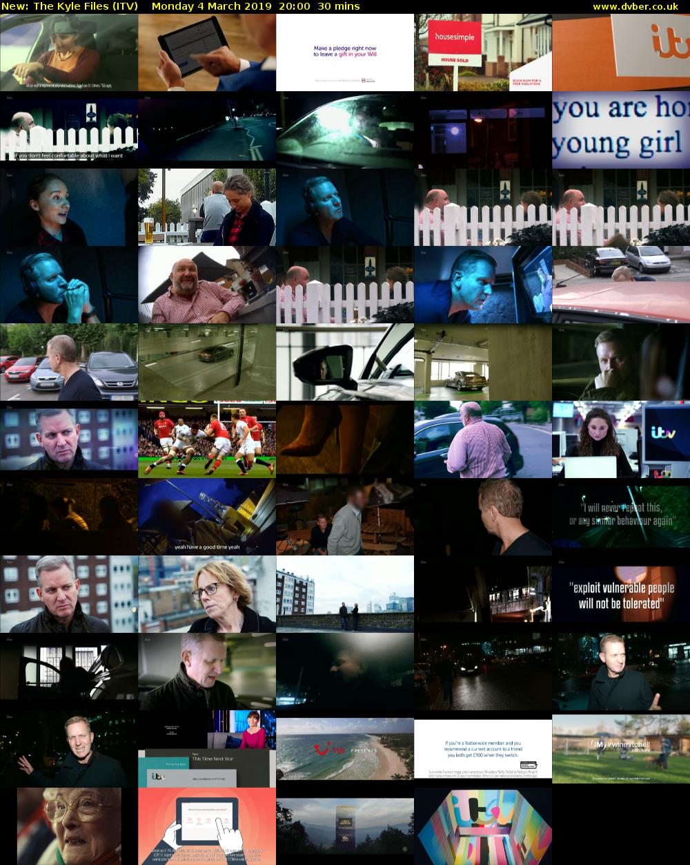 The Kyle Files (ITV) Monday 4 March 2019 20:00 - 20:30