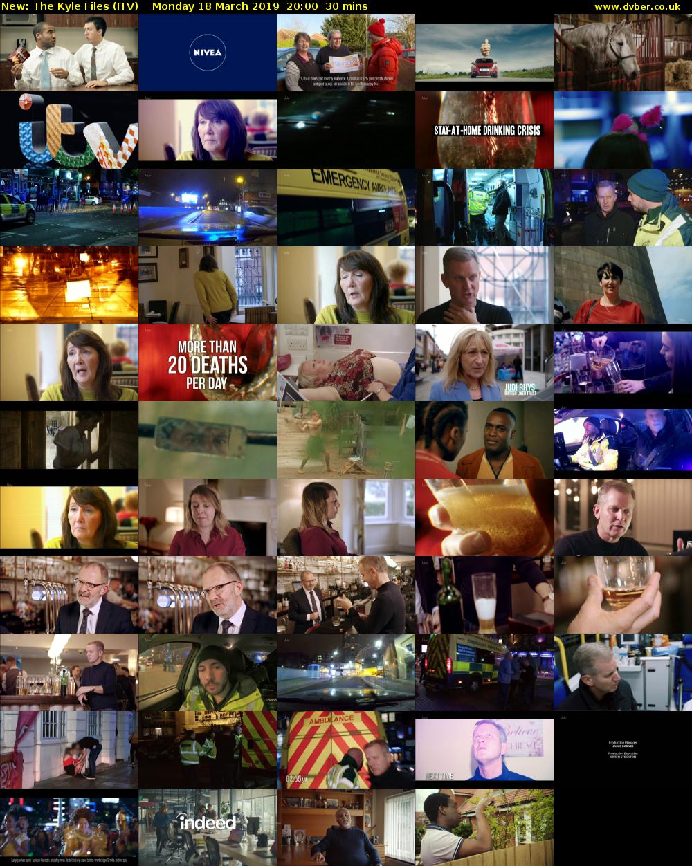 The Kyle Files (ITV) Monday 18 March 2019 20:00 - 20:30
