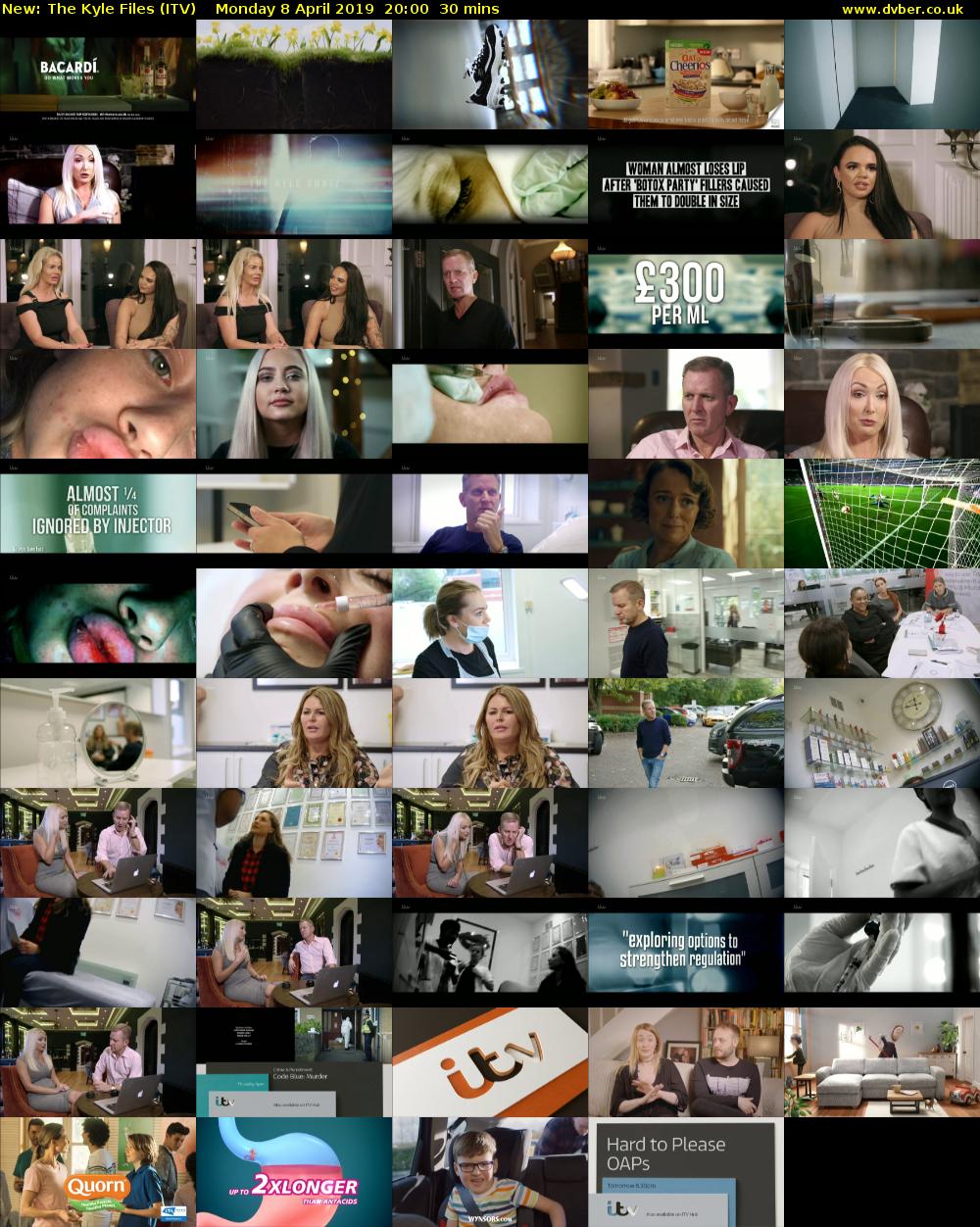 The Kyle Files (ITV) Monday 8 April 2019 20:00 - 20:30