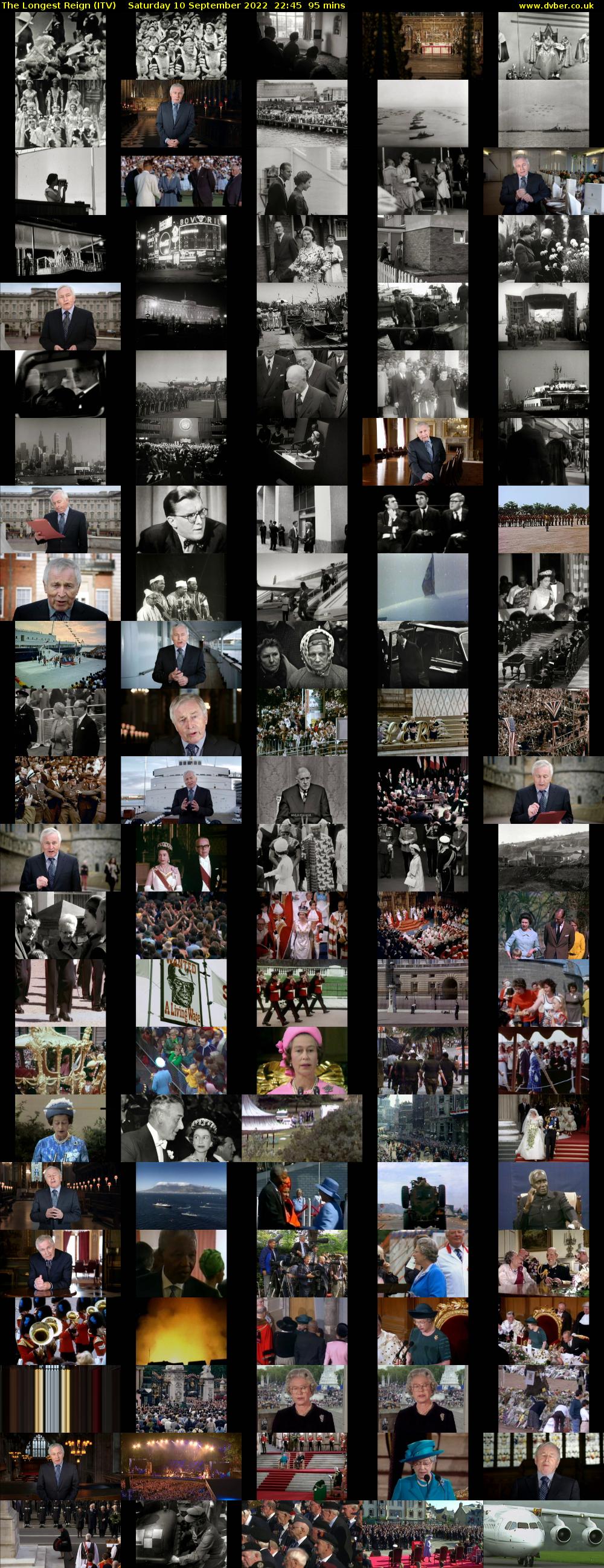 The Longest Reign (ITV) Saturday 10 September 2022 22:45 - 00:20