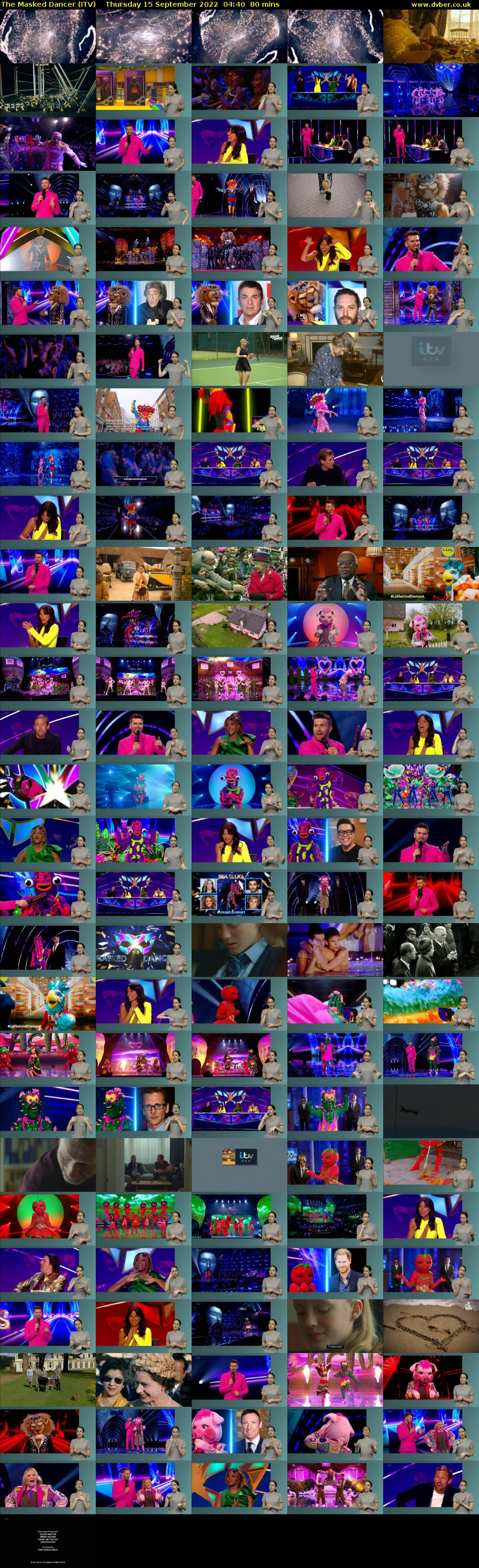 The Masked Dancer (ITV) Thursday 15 September 2022 04:40 - 06:00
