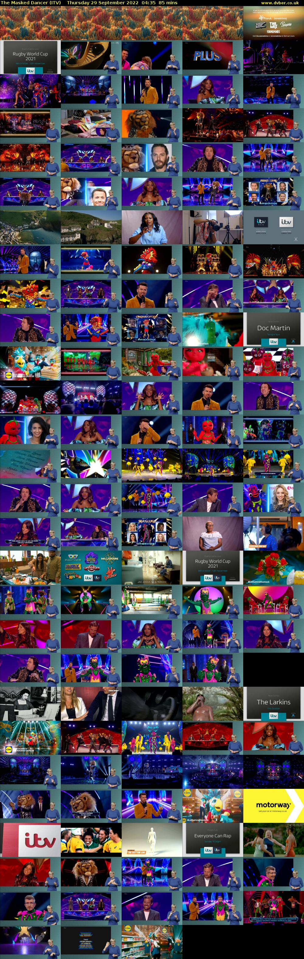 The Masked Dancer (ITV) Thursday 29 September 2022 04:35 - 06:00