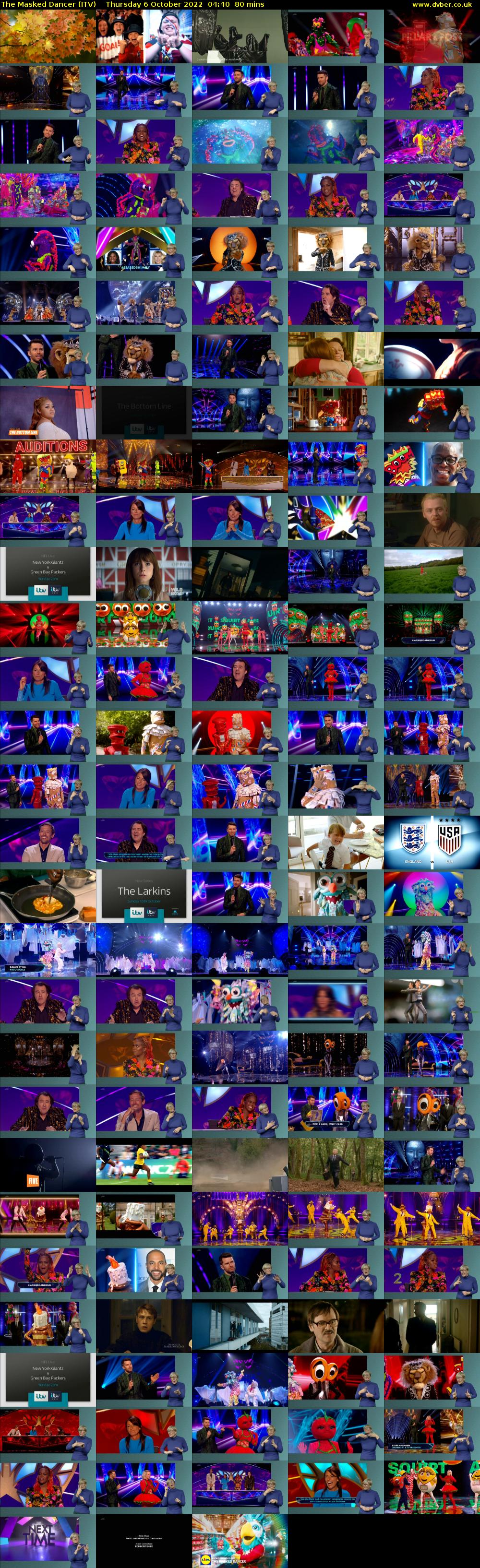The Masked Dancer (ITV) Thursday 6 October 2022 04:40 - 06:00