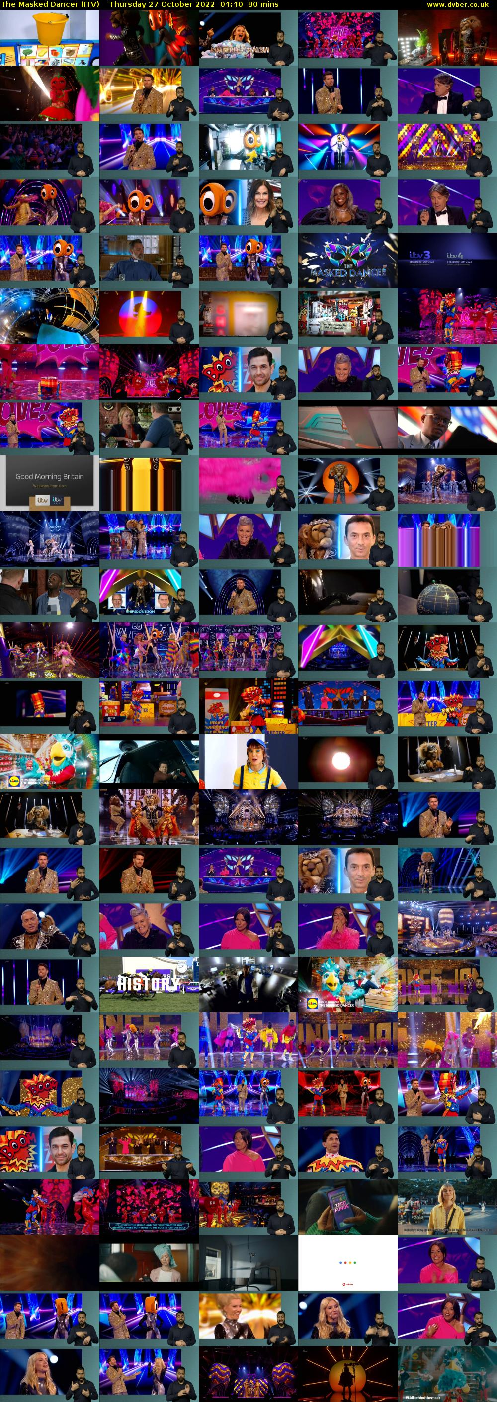 The Masked Dancer (ITV) Thursday 27 October 2022 04:40 - 06:00
