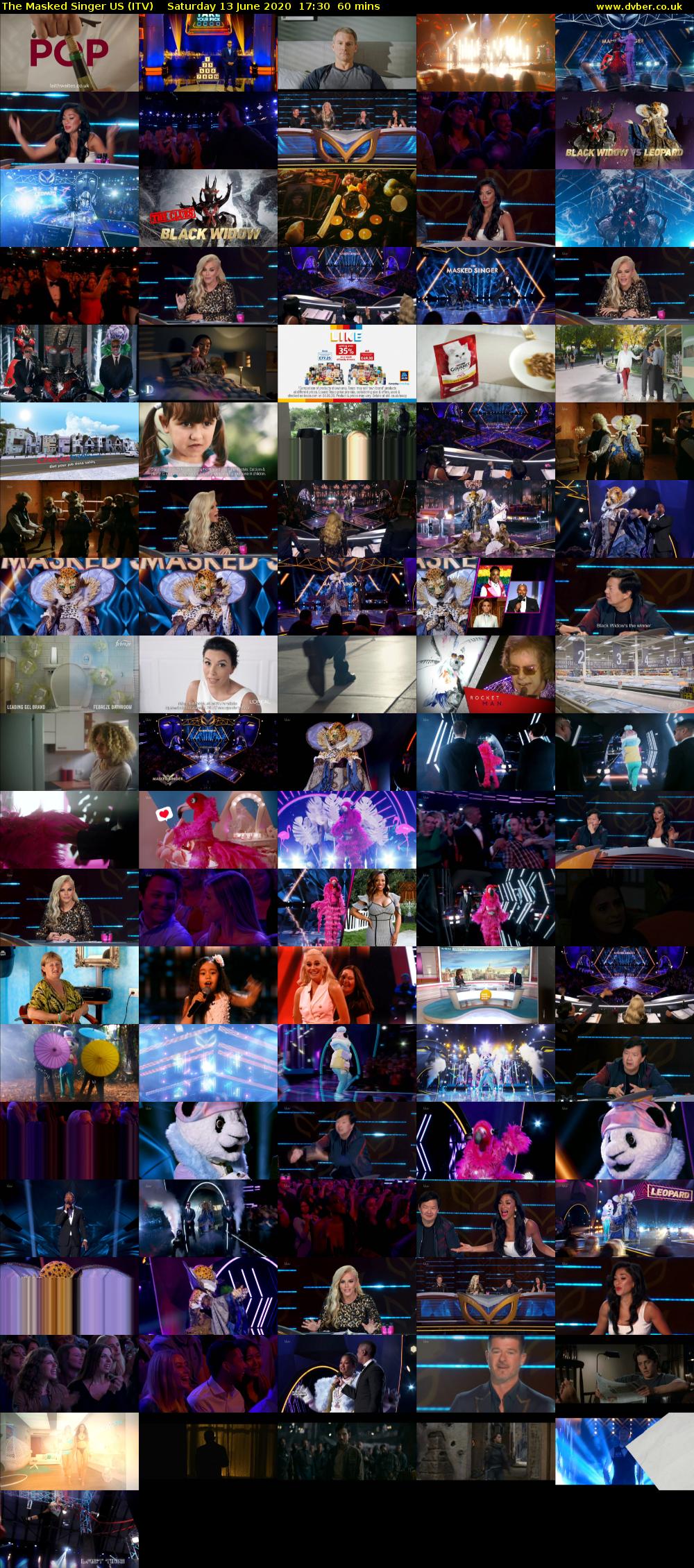 The Masked Singer US (ITV) Saturday 13 June 2020 17:30 - 18:30