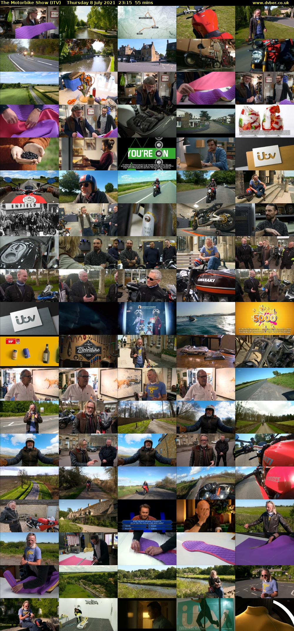 The Motorbike Show (ITV) Thursday 8 July 2021 23:15 - 00:10