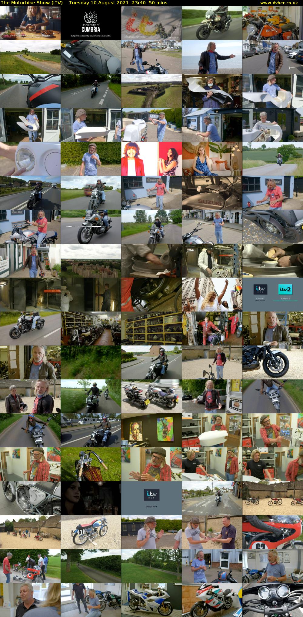 The Motorbike Show (ITV) Tuesday 10 August 2021 23:40 - 00:30
