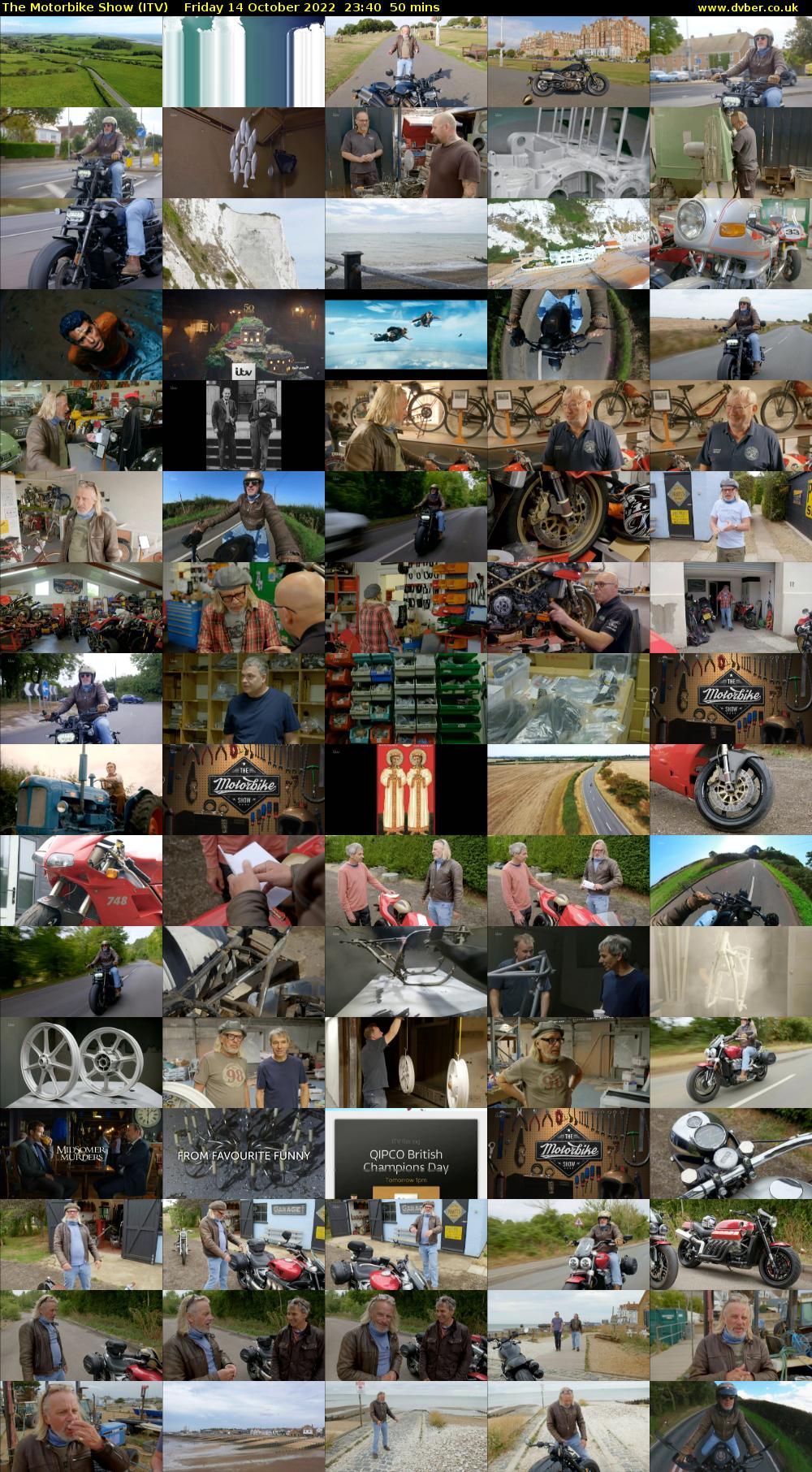 The Motorbike Show (ITV) Friday 14 October 2022 23:40 - 00:30