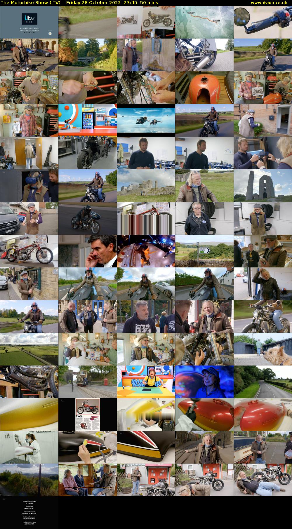 The Motorbike Show (ITV) Friday 28 October 2022 23:45 - 00:35