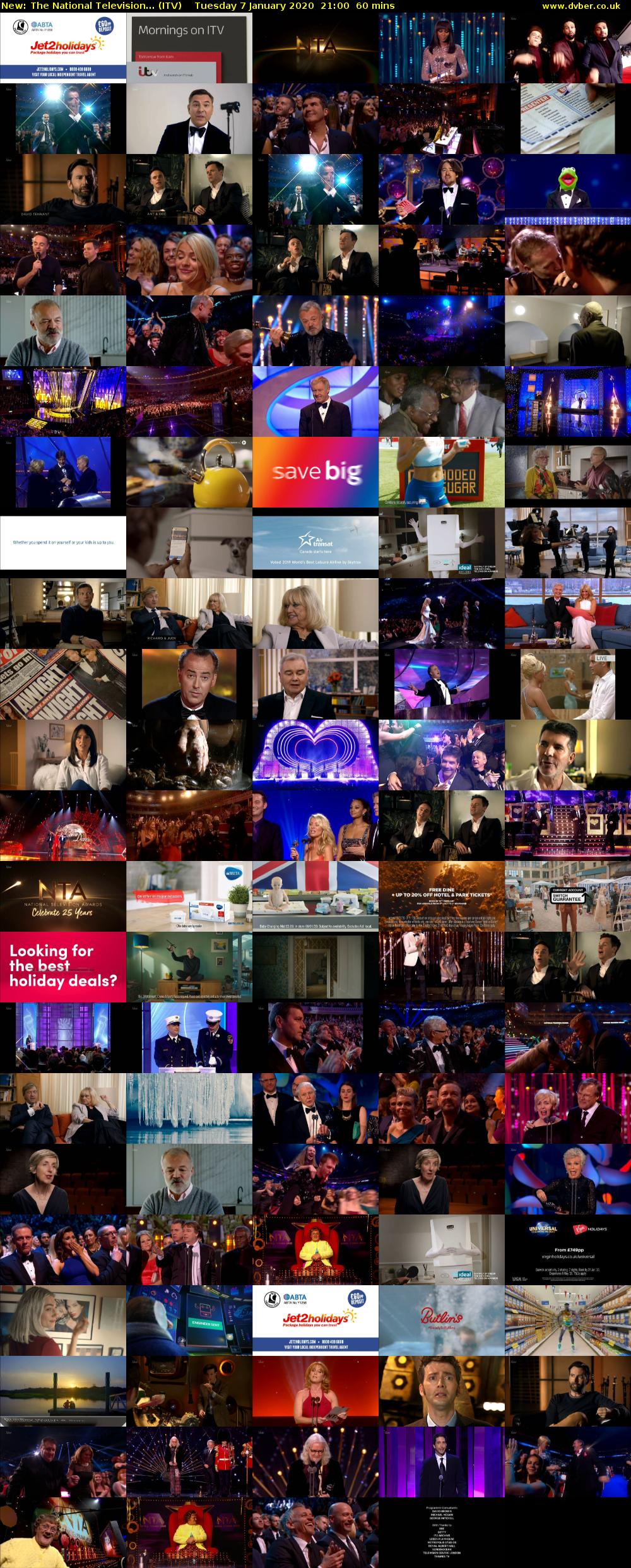 The National Television... (ITV) Tuesday 7 January 2020 21:00 - 22:00